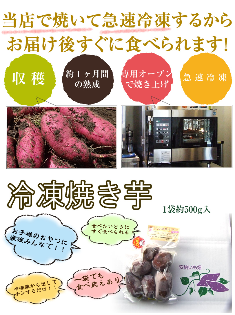 安納芋長崎五島産冷凍焼き芋